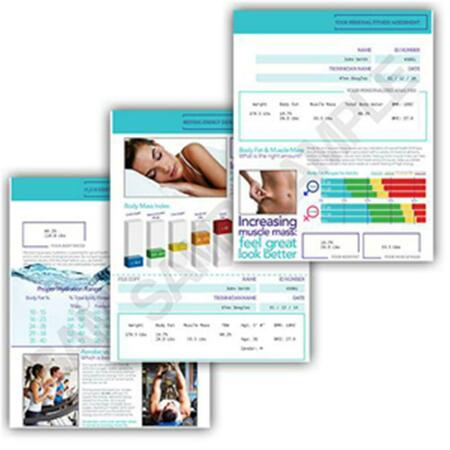 HEALTH-O-METER llustrated Printout Stationary, Athletic HealthOMeter-IPO-ATH